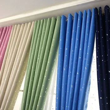 

100cm x 130cm/250cm Door Window Panel Divider Room Star Curtain Decorative Home Room Curtains 5 Colors