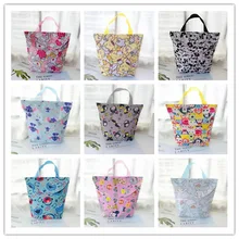 Стич Единорог Doraemon Мода Аниме портативная дорожная сумка многоразовые сумки для макияжа Сумки для багажа Сумки для хранения милые