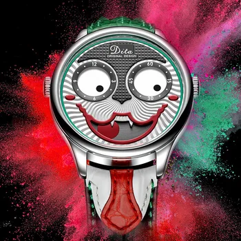 

Joker Watch Men Top Brand Luxury Fashion Personality Alloy Quartz Watches Mens Limited Edition Designer Watch New Arrival 2019