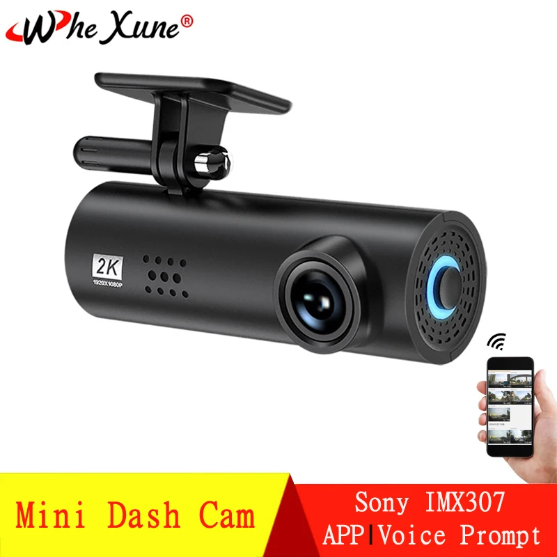 WHEXUNE Novatek 96658 Dash Cam Видеорегистраторы для автомобилей Камера приложение Wi Fi &