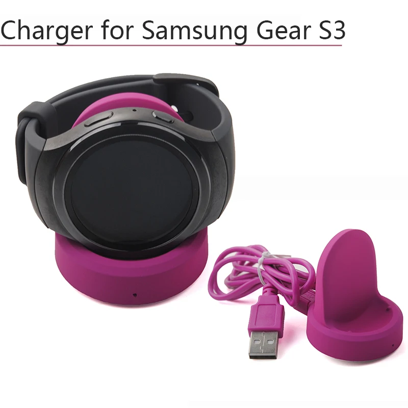5V 1A Wireless Charging Dock Cradle Charger for Samsung Gear S3 S2 Smart Watch Base Accessories | Электроника