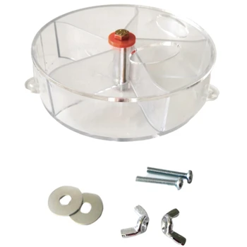 

Bird Toys Foraging Wheel Foraging Flywheel Tough Durable Bite Resistant Suitable for Medium Parrots Classic Parrot Toys-Transpar