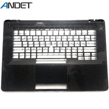 Верхний чехол для ноутбука Dell Latitude E7470 Упор для рук чехол Великобритания ЕС клавиатура ободок тачпад отпечаток пальца отверстие