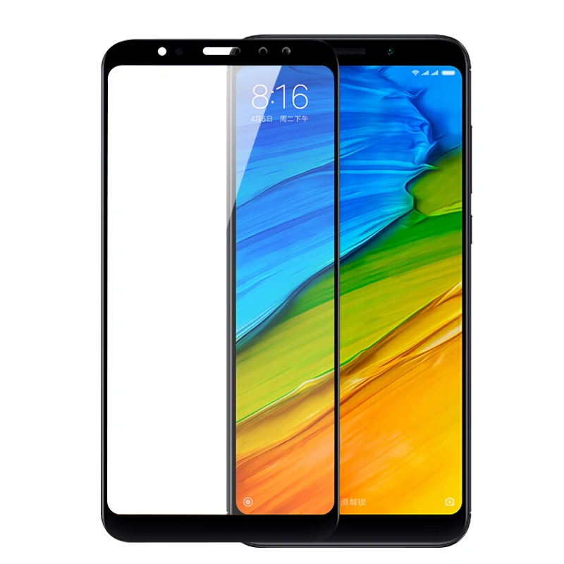 4D полное покрытие закаленное стекло для Xiaomi Redmi Note 5 Pro защита экрана 9H 3D изогнутая