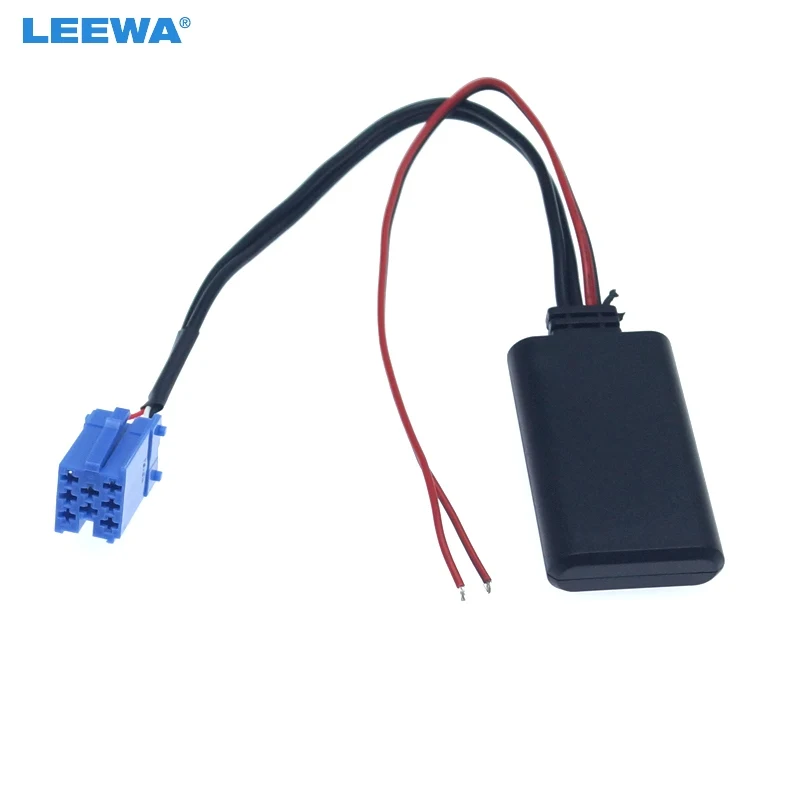 LEEWA 5 шт. автомобильное аудио Bluetooth aux-приемник адаптер для Volkswagen Audi Lambo лотоса L3 стерео магнитола с AUX модуль Bluetooth кабель