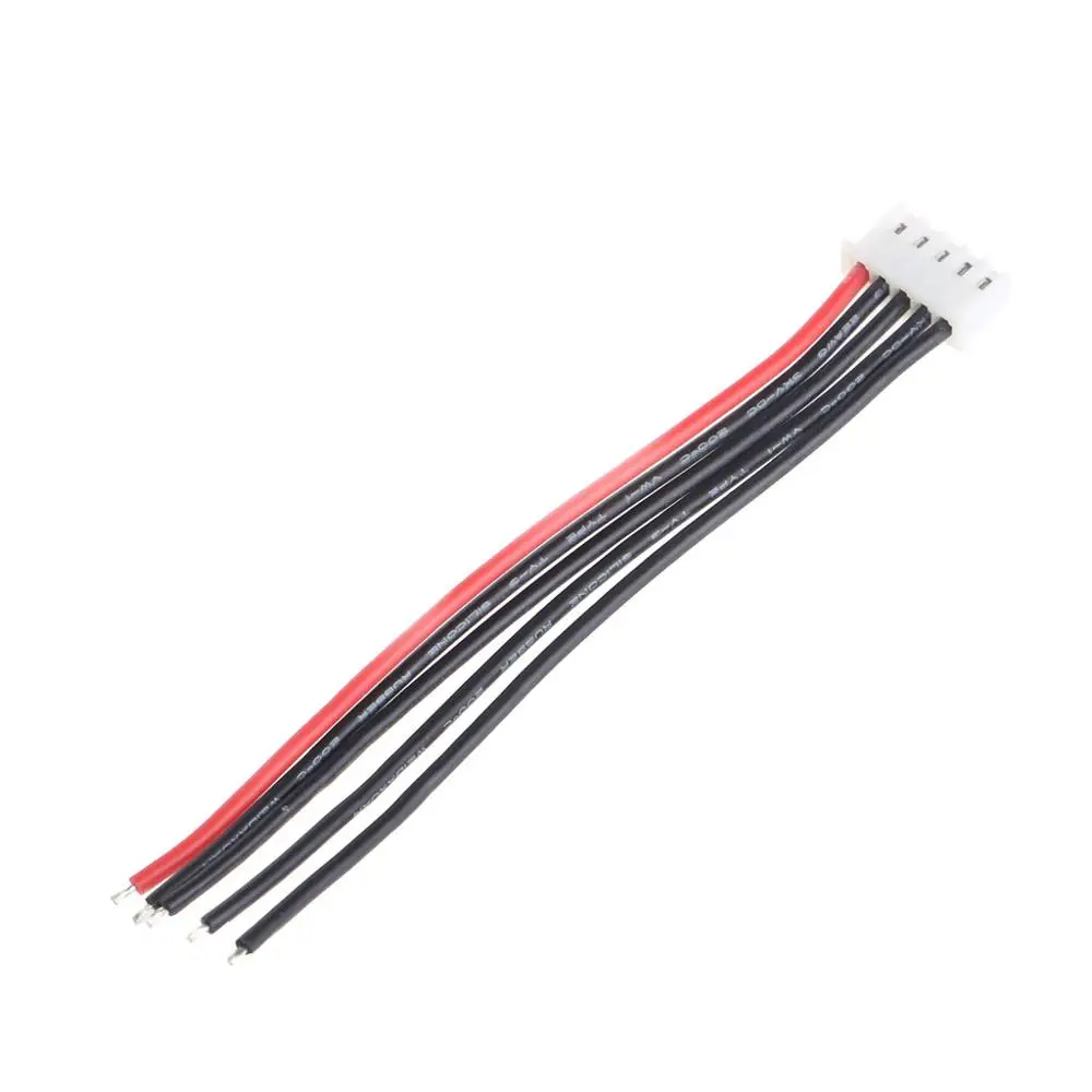 4S1P Lipo аккумулятор баланс зарядное устройство кабель 22 AWG кремниевый провод JST XH
