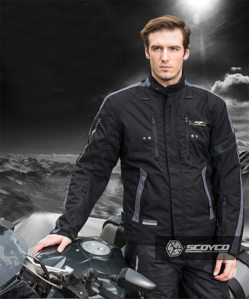 SCYOCO JK34-2 мотоциклетная одежда защитная одежда гоночная мотоциклетная безопасность Водонепроницаемая теплая зимняя одежда