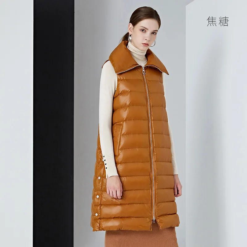

thick Duck down New jacket women mid-length ladies women's winter wear plus size women's jacket women warm long Vest