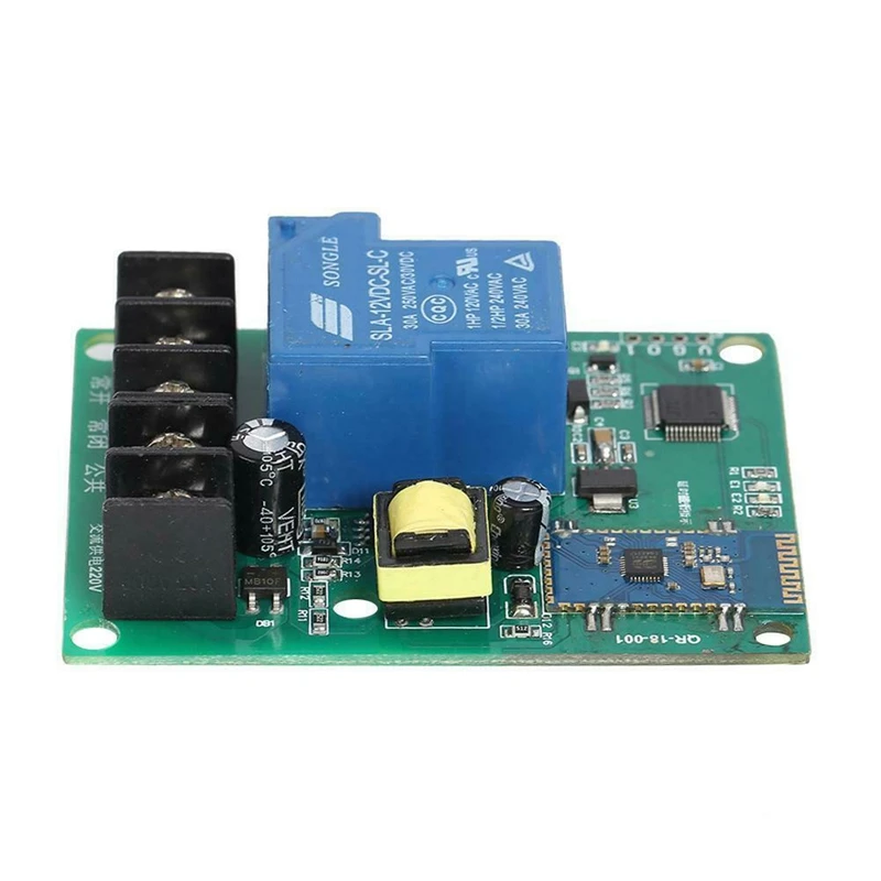 

AC110-50V 10A/30A High Power Bluetooth 1 Way Relay Motherboard Module Kit