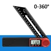 Digital display T-shaped movable angle ruler woodworking tool level T-shaped angle ruler Marking T-Ruler 1