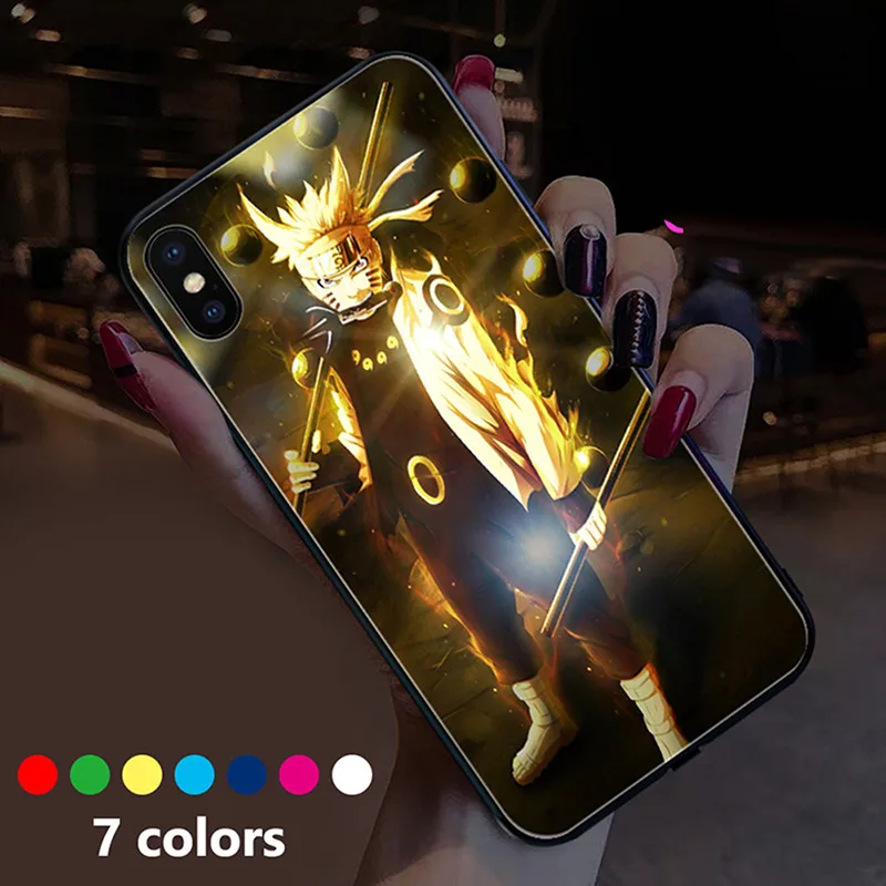 Для huawei P30 mate 20 mate 30 Pro Чехол светодиодный светящийся защитный чехол s Etui Estojo Защитная крышка из закаленного стекла
