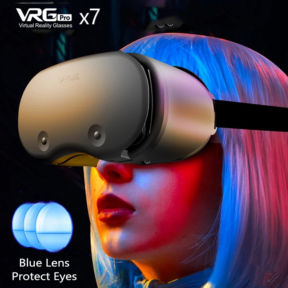 3D шлем виртуальной реальности очки для смартфонов от 5 до 7 дюймов 3d-очки с