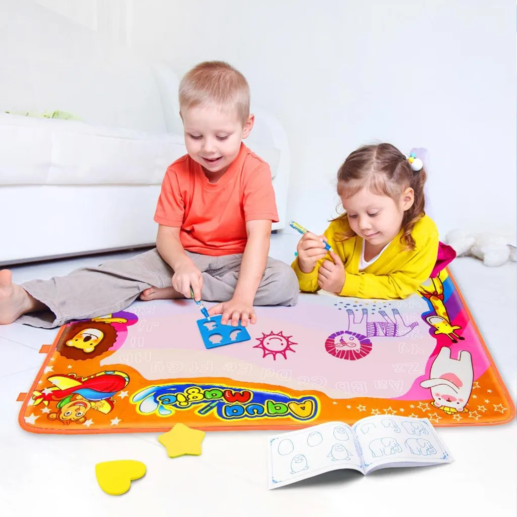 Игрушки для детей водный коврик для рисования каракули детская игрушка Картина Блокнот подарок мальчик девочка brinquedos Дети Рисование Забавный подарок# L25