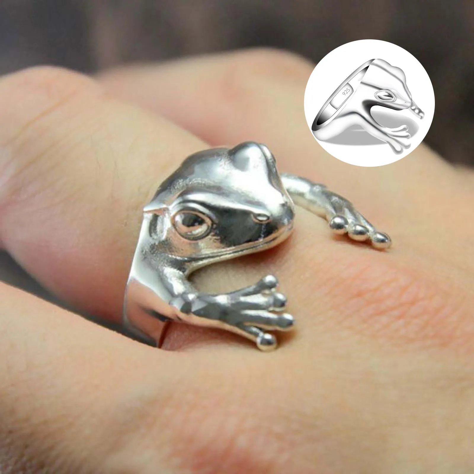 Trendy Creative Design Animal Retro Ring Three-dimensional For Women Anniversary Jewelry Gift кольцо атака титанов W1 |