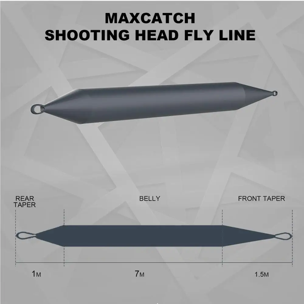 Maximumcatch Shooting Head Fly Line 5S/6S/7S/8S/10F 9.5M Floating/Sinking Fly Line With 2 Welded Loops 4