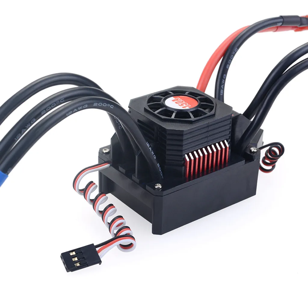 Racerstar 3660 бесщеточный водонепроницаемый Бесколлекторный двигатель 80A ESC для 1/8 1/10 короткий ралли автомобиль для детей T828