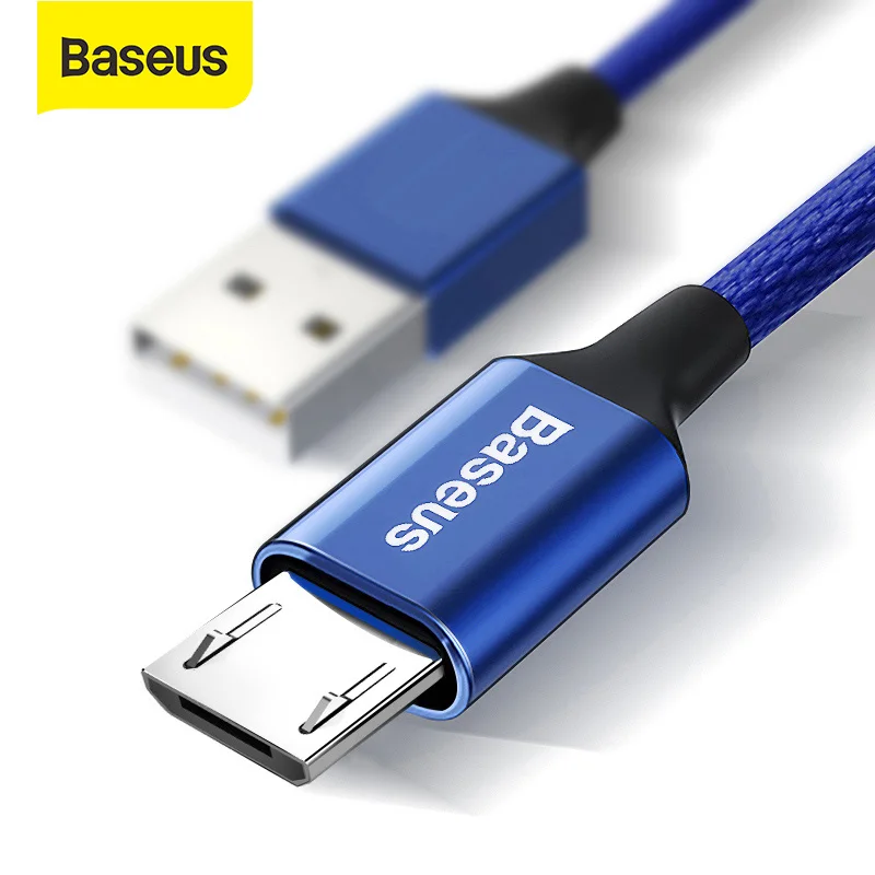 Кабель Micro USB Baseus для Samsung S7 S6 кабель быстрой зарядки и синхронизации данных Xiaomi Redmi