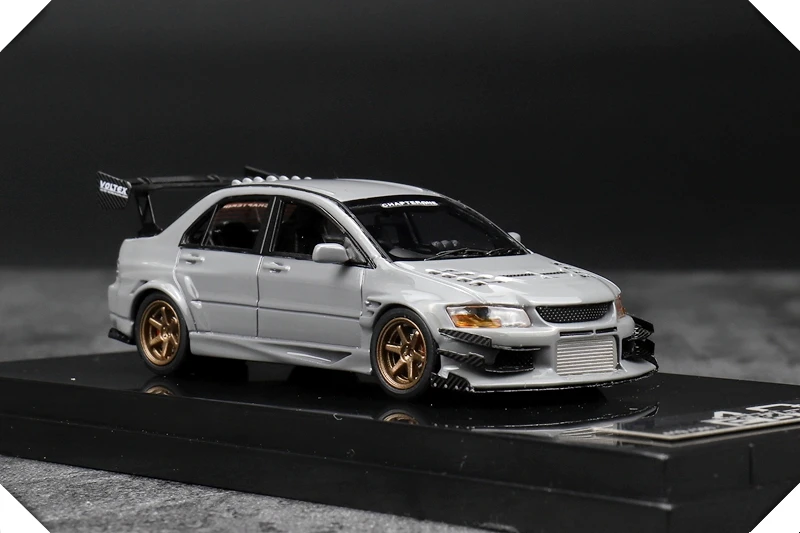 1: 64 весы EVO VII Nine generation модель автомобиля серая Смола высокое моделирование статическое состояние игрушки автомобили модулы изысканный коллекционный подарок