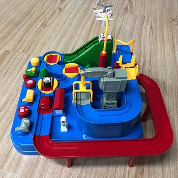 

Kids Small Train Track Toy Big Adventure Suit Car Big Adventure Children's Puzzle Parent-Child Exchange Interactive Toy Dropship