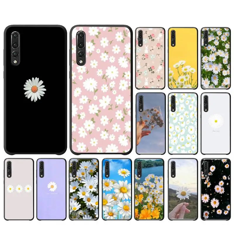 YNDFCNB чехол для телефона с ромашками Huawei P20 P30 P9 P10 plus P8 lite Psmart 2019 pro lite|Бамперы| |