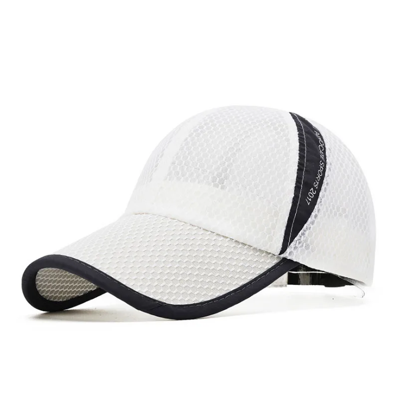Рыбацкая шляпа с полной сеткой, летняя, мужская, женская, для улицы, дышащая, с УФ-козырьком, для велоспорта, пешего туризма, для гольфа, кепка, шарф, бандана - Цвет: White Cap