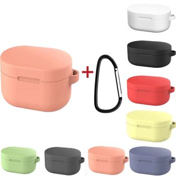 

Silicone Case With Buckle For Redmi Mi AirDots Air dots 2020 New Case Cover Wireless Bluetooth Cases Soft TPU Shell