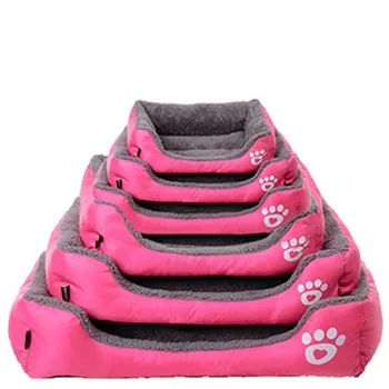 

Bone Pet Bed Warm Pet Bed Linen For Small Medium Large Dog Soft Pet Bed For Dogs Washable House For Cat Puppy Cotton Kennel Wash
