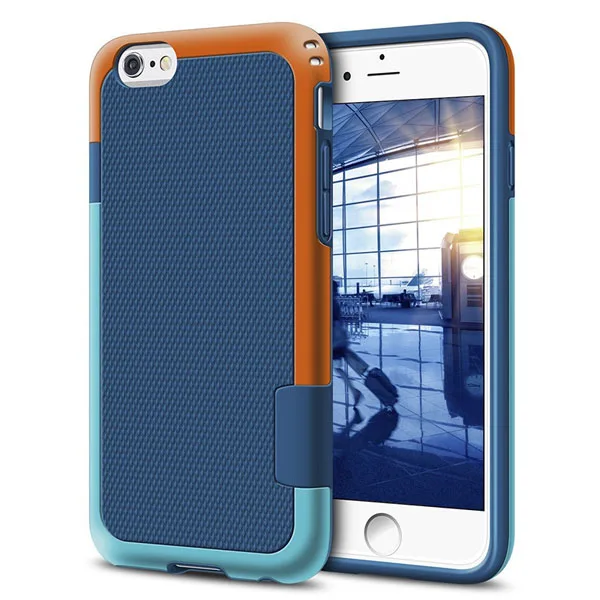 Heavy Duty Hybrid Impact Shockproof Armor Rugged Case For iPhone 8 7 6 6S Plus Cover Hard PC+ Soft Rubber Silicone Phone Cases - Цвет: D
