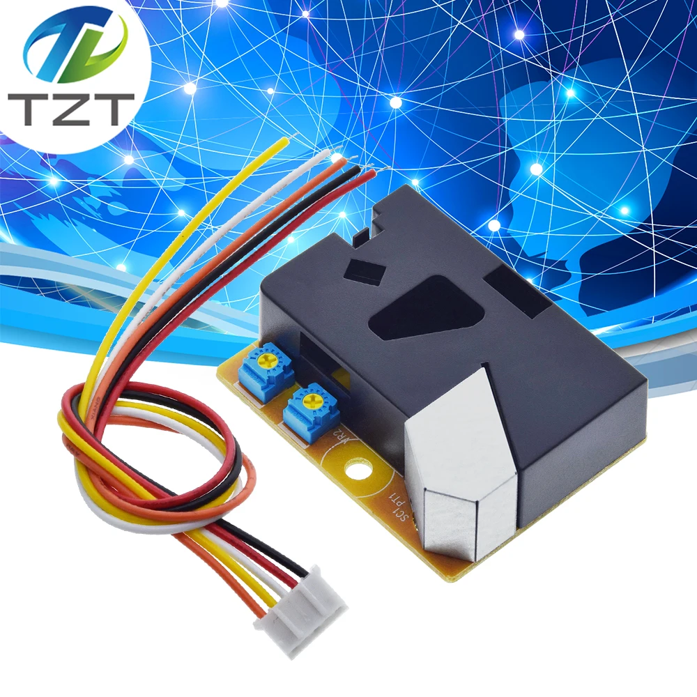 DSM501A Dust Sensor Module PM2.5 Detection Dector Allergic Smoke Particles For Arduino Air Condition | Электронные компоненты и