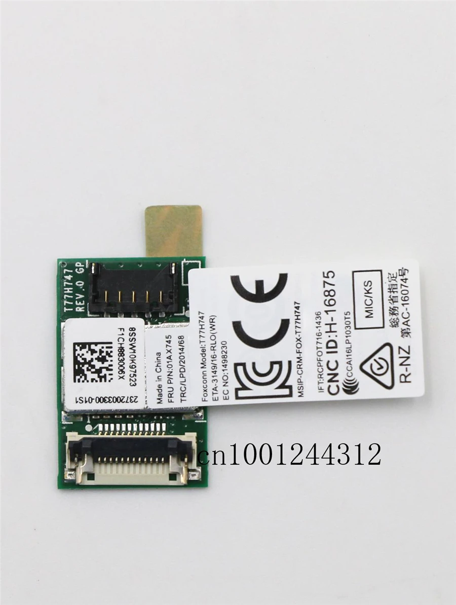 NFC board NFC модуль для ноутбука lenovo ThinkPad X1 Tablet 3rd Gen(тип 20KJ 20KK) NFC кабельная плата 01AY244 01AX745 - Цвет: NFC board