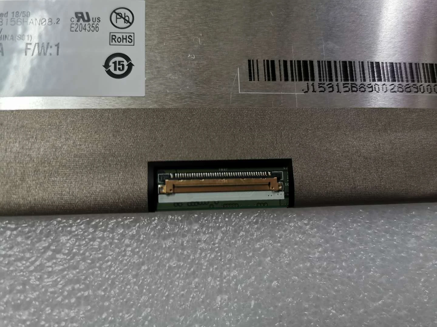 Tela Lcd do Portátil B156han09.2 Nv156fhm-ny4 Lp156wfg-spp1 para Lenovo Legion 515arh05h S7-15imh5 40pin Edp 156 144hz - Imagem 2