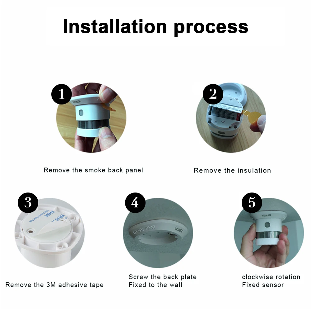 HEIMAN Zigbee 3.0 détecteur de fumée d'alarme incendie système de maison intelligente 2.4GHz capteur de prévention de sécurité haute sensibilité livraison gratuite