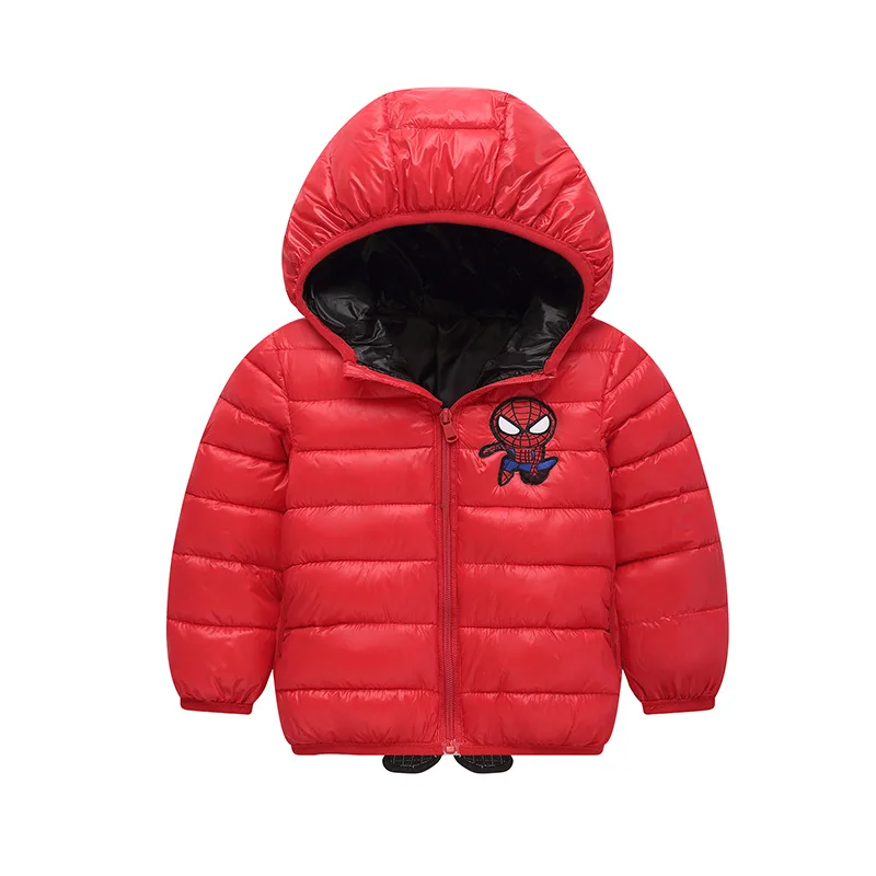 Autumn Winter Boys Girls Children Jacket Outerwear Warm Kids Light Down Hooded Coat Parka 1-5Y | Мать и ребенок