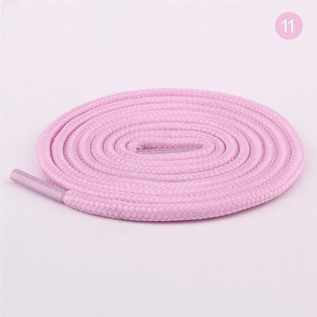 2022 New Shoelace Unisex Ropes Multicolor Waxed Round Cord Dress Shoe Laces Diy High Quality Solid 70-160Cm Colourful Shoelace 11