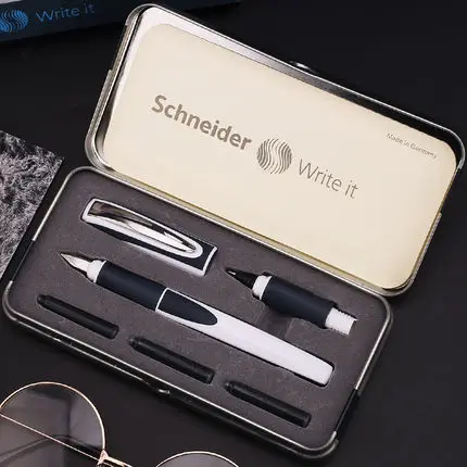 W Double head suit Набор ручек Schneider RAY, полимерный материал, 0,5 мм(f), модная офисная ручка для письма, высокое качество, гарантия - Цвет: W Double head suit