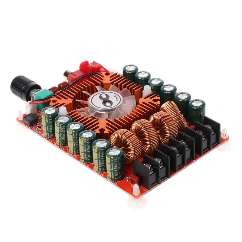 Прямая поставка 2x160 Вт TDA7498E двухканальный высокомощный цифровой аудио усилитель плата модуль для поддержки одноканальный