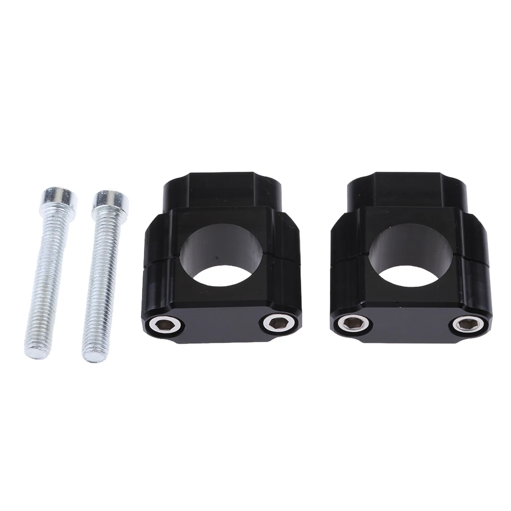 28mm Motorcycle Handle Bar Mounting Handlebar Risers Clamp Silver Mount Mounting Riser Clamp for Harley Honda Yamaha Suzuki