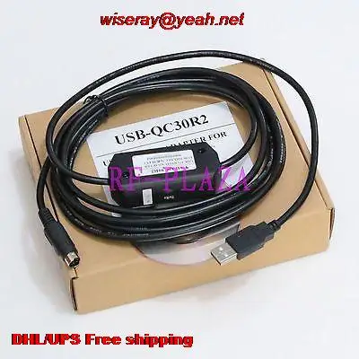 DHL/EMS 10 шт. Кабель для программирования USB-QC30R2 для Интерфейс Q серии PLC-A5