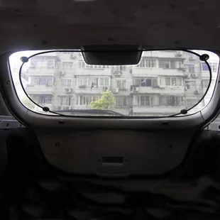 Автомобильный солнцезащитный козырек Солнцезащитный козырек черный и белый с узором тонкая сетка задний блок солнцезащитный блок задний бампер заднее окно