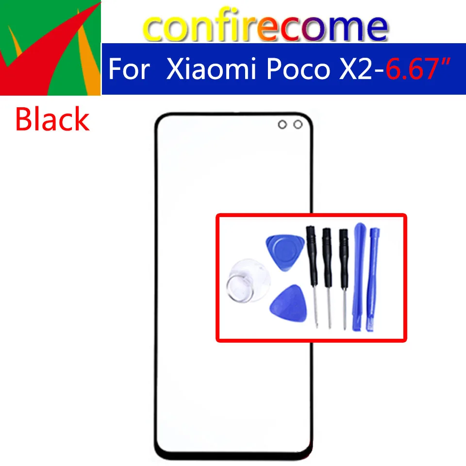 

Replacement For Xiaomi Poco X2 Touch Screen Panel LCD Front Outer Glass Lens