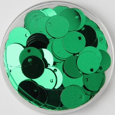 Pailetten 20 мм плоские круглые Блестки ПВХ плоские круглые свободные блестки пайетки шитье ремесло Сделай Сам Свадебная Подвеска для ремесла 10г - Цвет: green