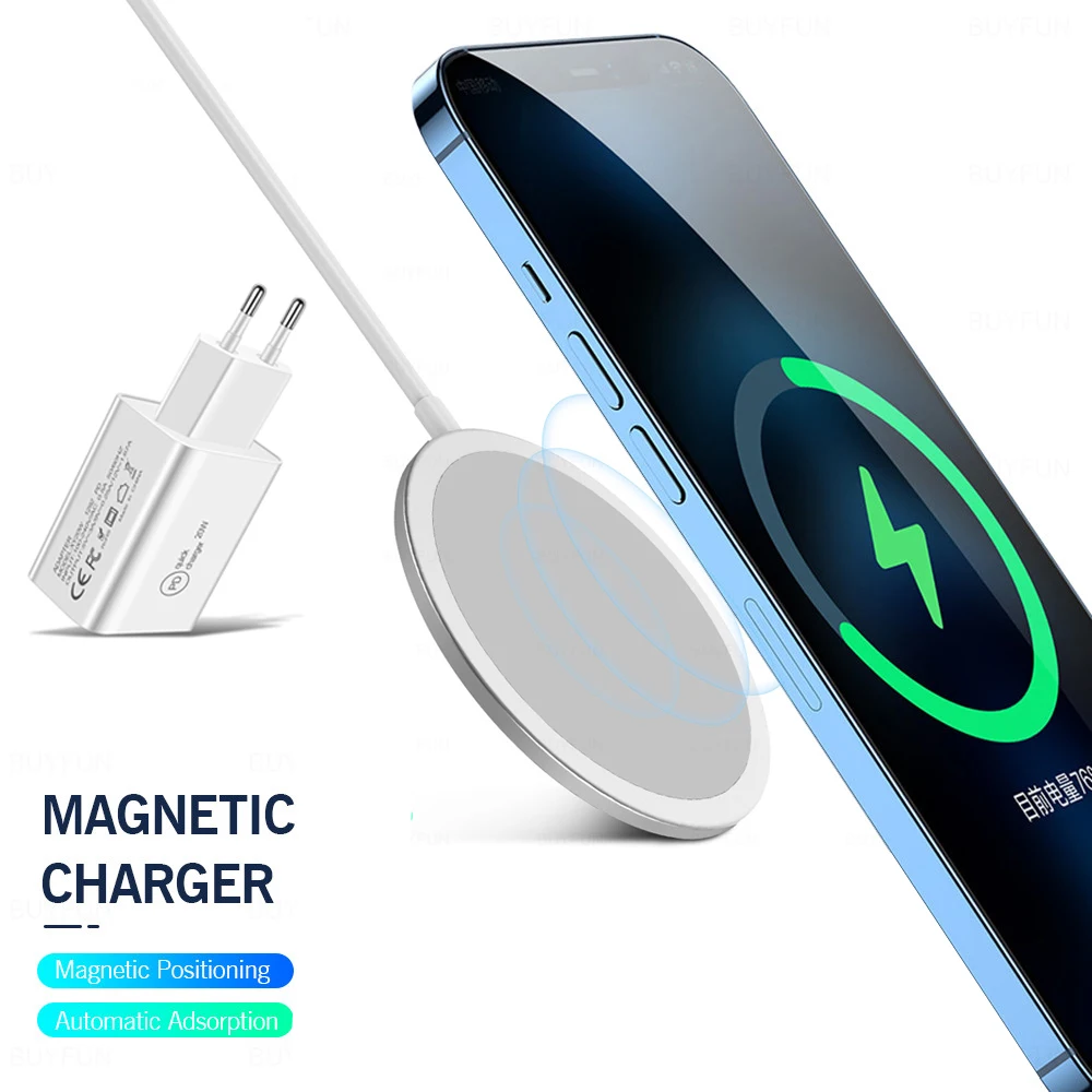 Новинка быстрое магнитное зарядное устройство для iPhone 12/12 mini/12 pro/12 pro max 15 Вт