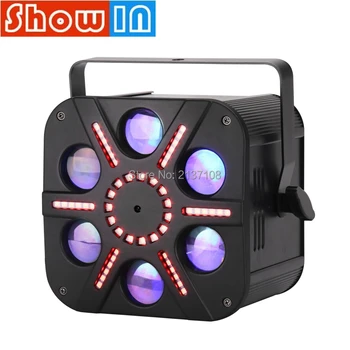 

SMD Sunflower Effect RGB Strobe R/G/B/W/A LED Lighting DMX512 DJ Disco Party Club Decoration Stage Equipment Luces Controlador