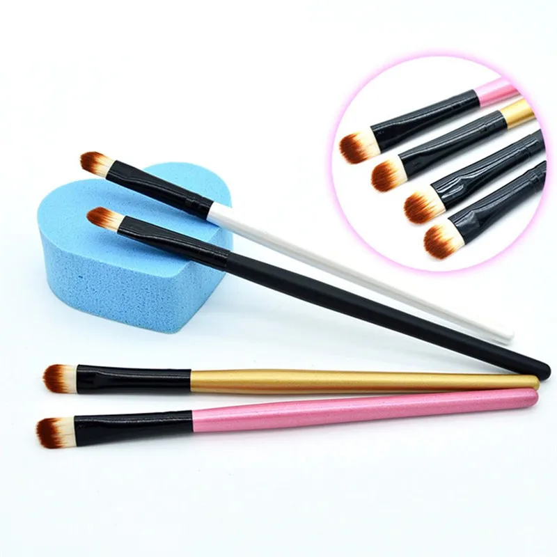 

1 Pc Portable Long Handle Makeup Eye Shadow Brush With Wooden Handle Makeup Beginner Eye Shadow Brush Makeup Tools Free Shipping