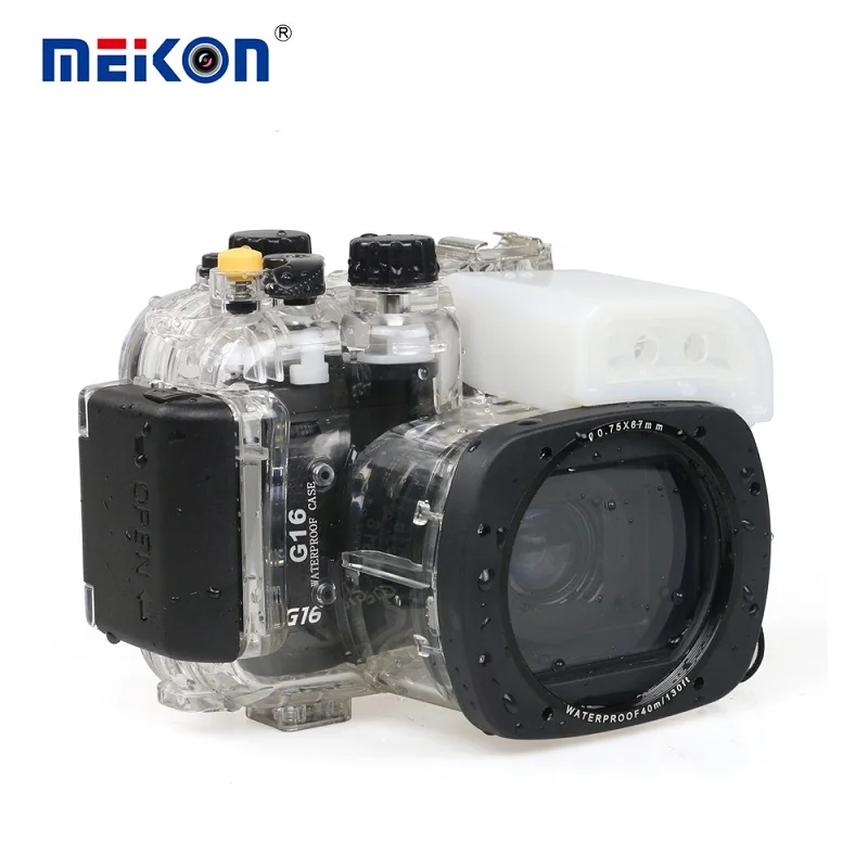 40 м водонепроницаемый корпус камеры для Canon G15/G16 футляр для подводной камеры Профессиональный Дайвинг фотография с 67 мм интерфейсом 1 шт - Цвет: For Canon G16