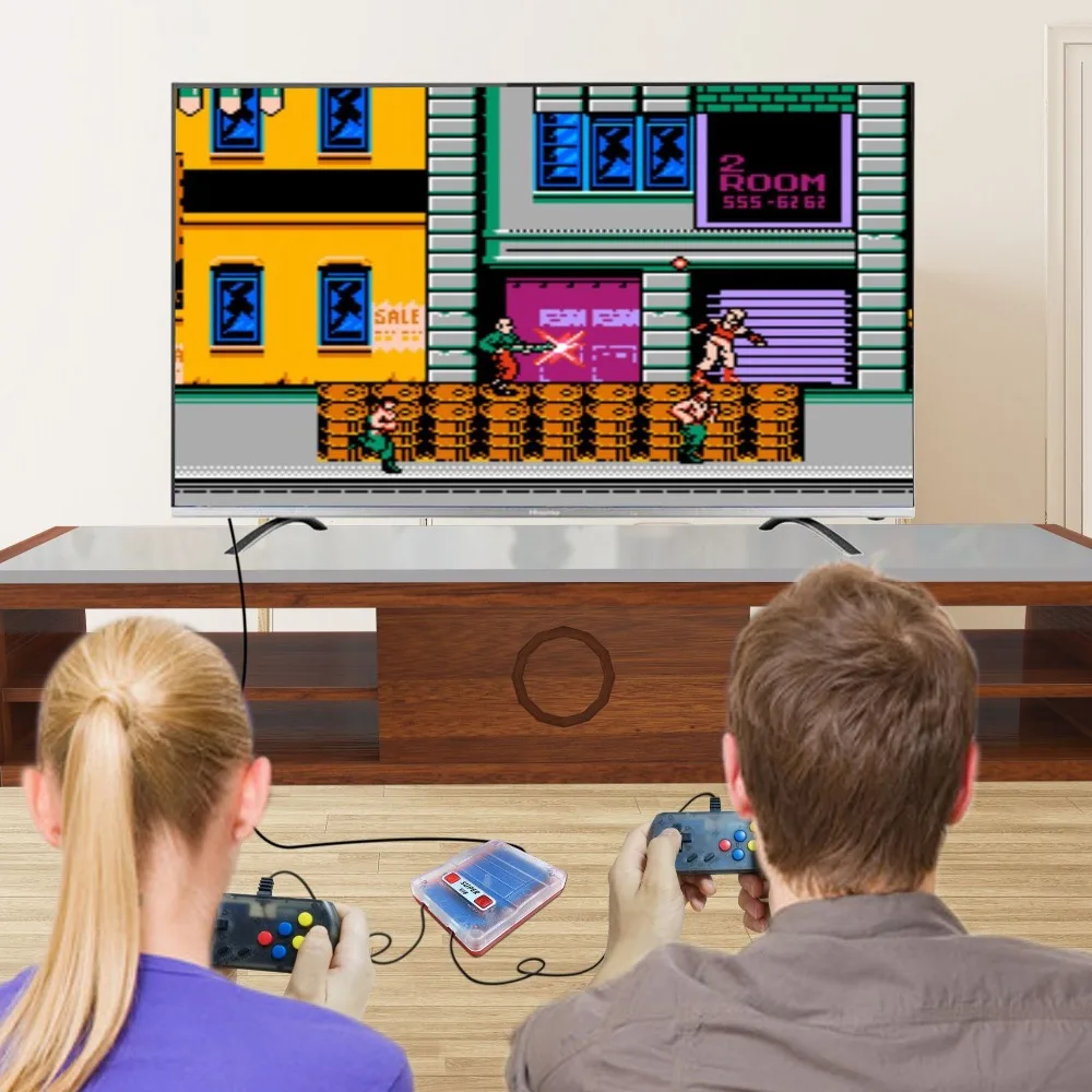 Супер VIB ТВ игровая консоль 8 бит Ретро игровая консоль встроенный 169 игр для ручных игровых плееров двойной виброгеймпад