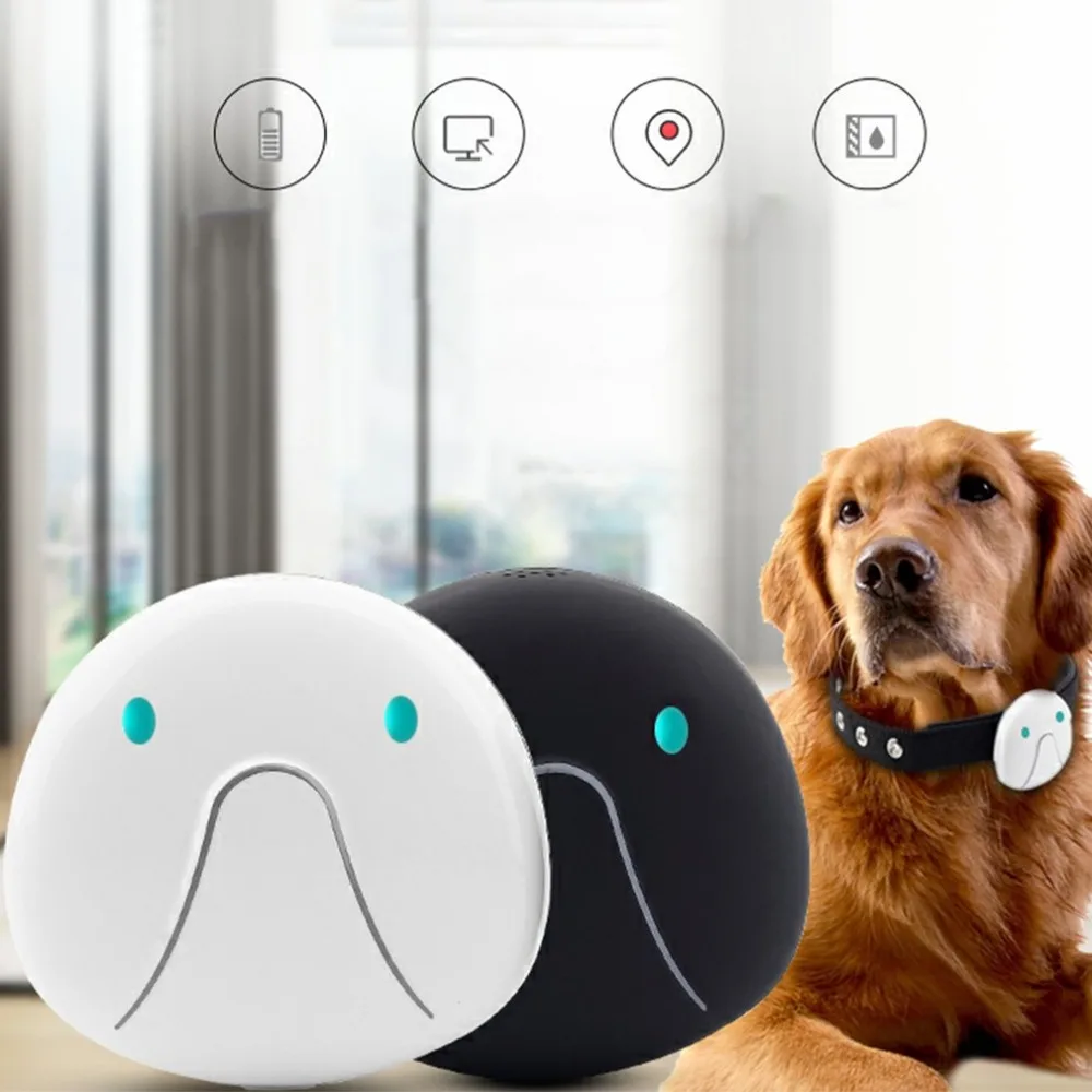 

Waterproof Pet Dog Cats GPS Tracking Locator Pet Anti-Lost Real Time Collar Professional GPS GSM Dual Tracker Pet Supplies
