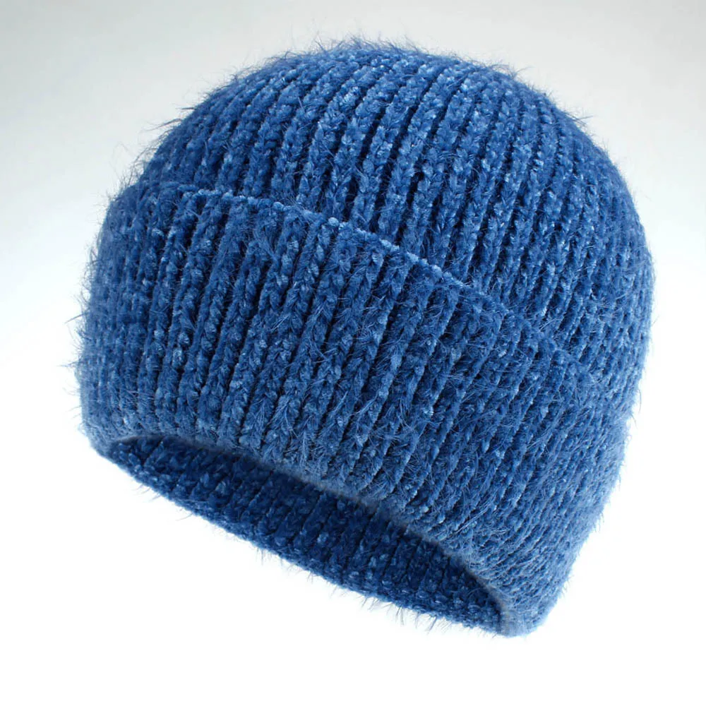Вязаные шапки для женщин Skullcap, мужские Skullies Beanie, шапка из синели, теплые осенне-зимние шапки с манжетами Docker Beanies для мужчин