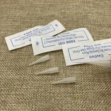 100 шт 1RL тату машина иглы колпачки стерилизованные татуировки наконечники гигантские солнечные иглы насадка для перманентного макияжа бровей губ 3R 5R 7R