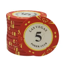 10 шт. глиняный материал казино Техасский покер чип набор покер металлические монеты доллар Лас фишки Вегас покер клуб аксессуары Настраиваемые